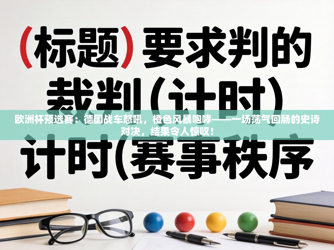 欧洲杯预选赛：德国战车怒吼，橙色风暴咆哮——一场荡气回肠的史诗对决，结果令人惊叹！  第1张